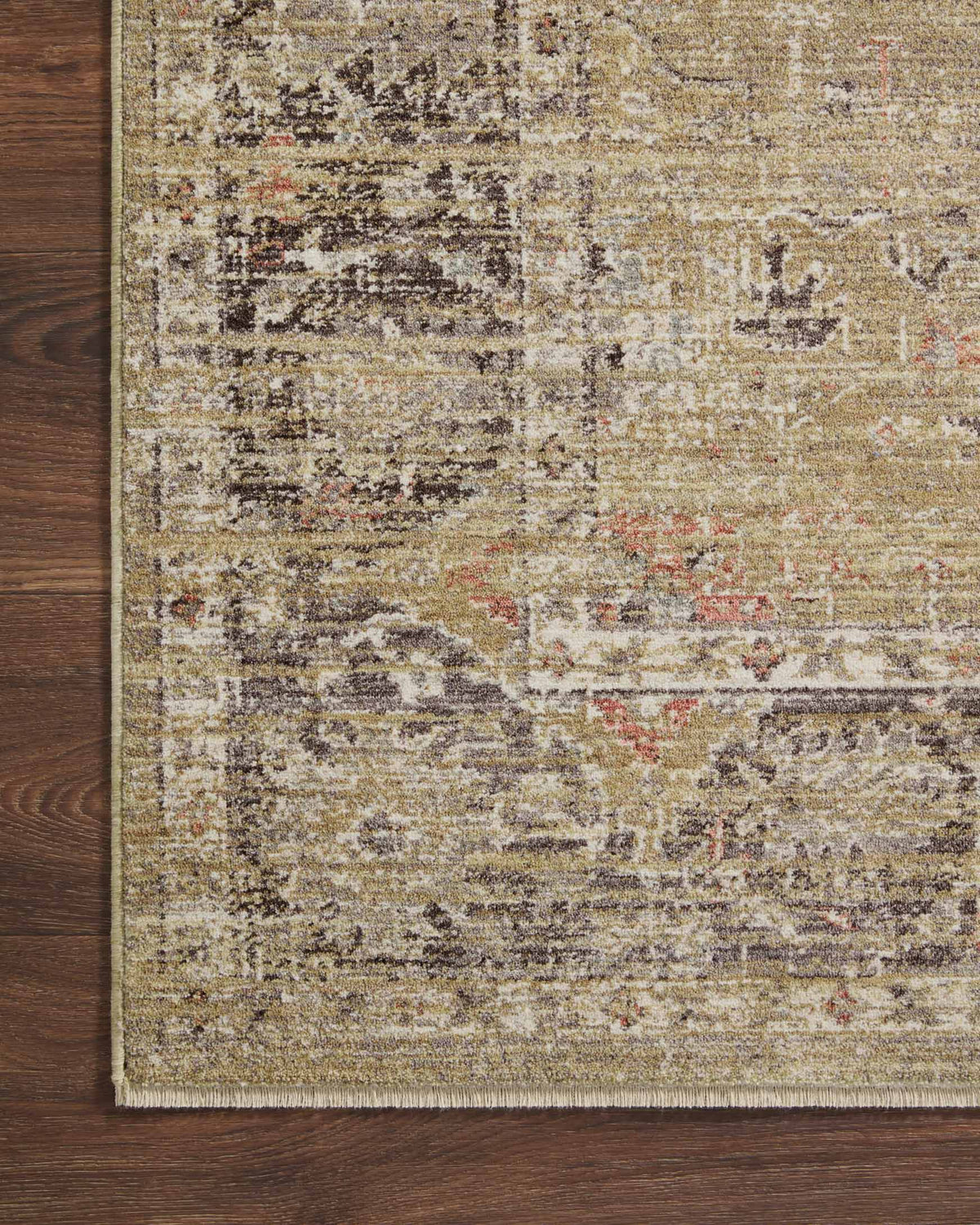Millie Gold/Charcoal Rug – detail