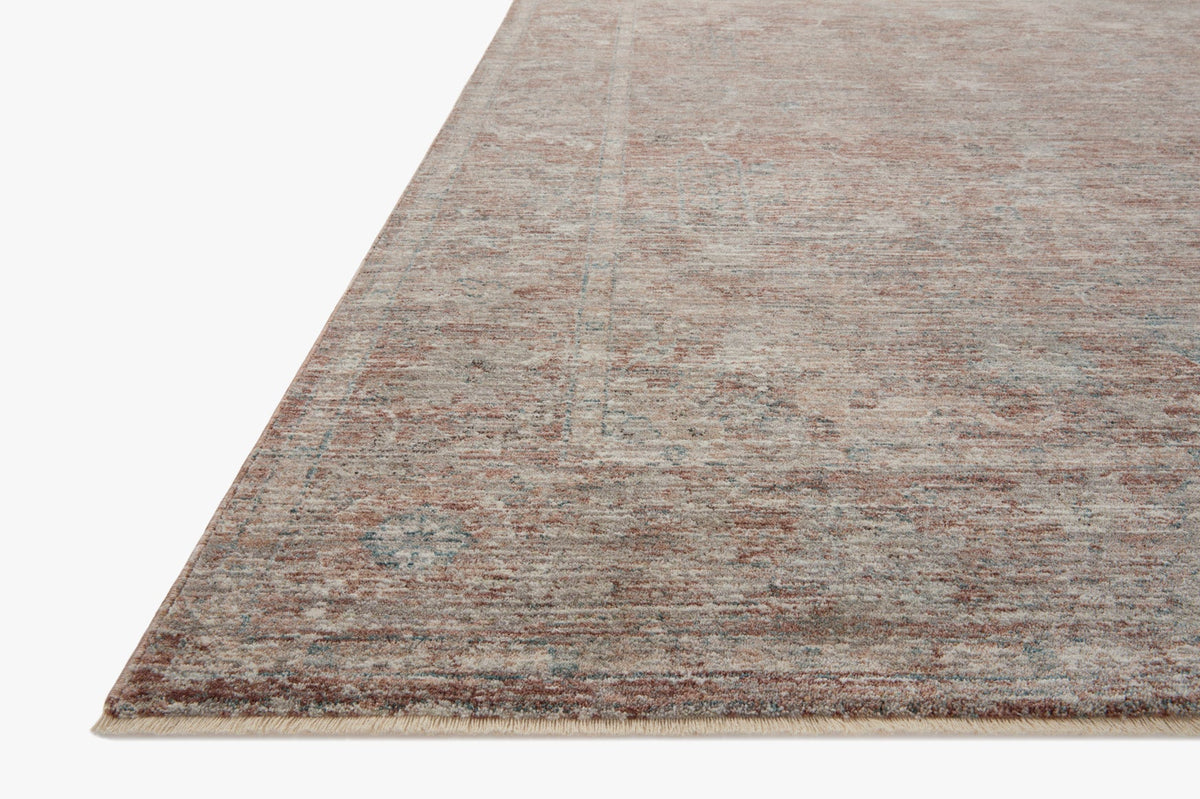 Millie Brick/Fog Rug – corner detail