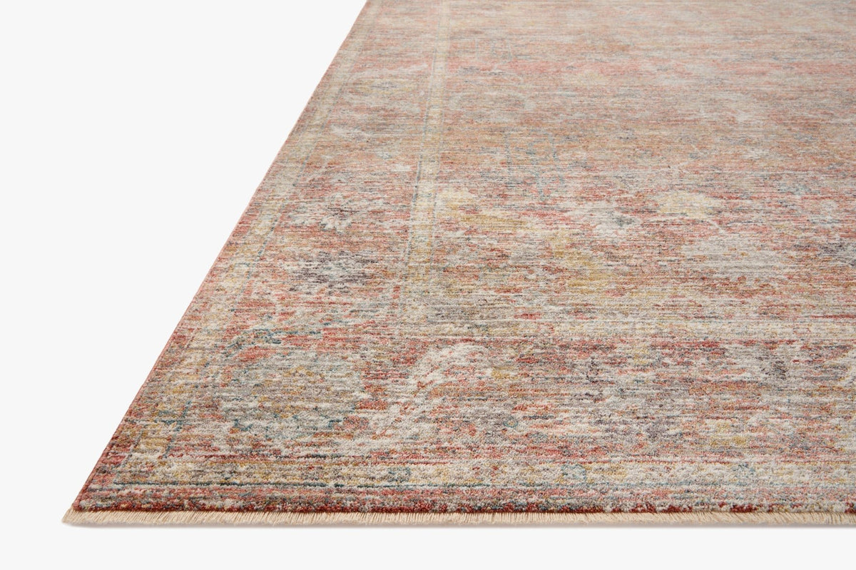 Millie Sunset/Multi Rug – corner detail