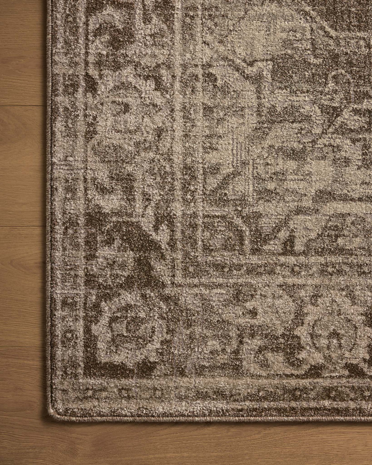 Mona Cocoa/Stone Rug – detail
