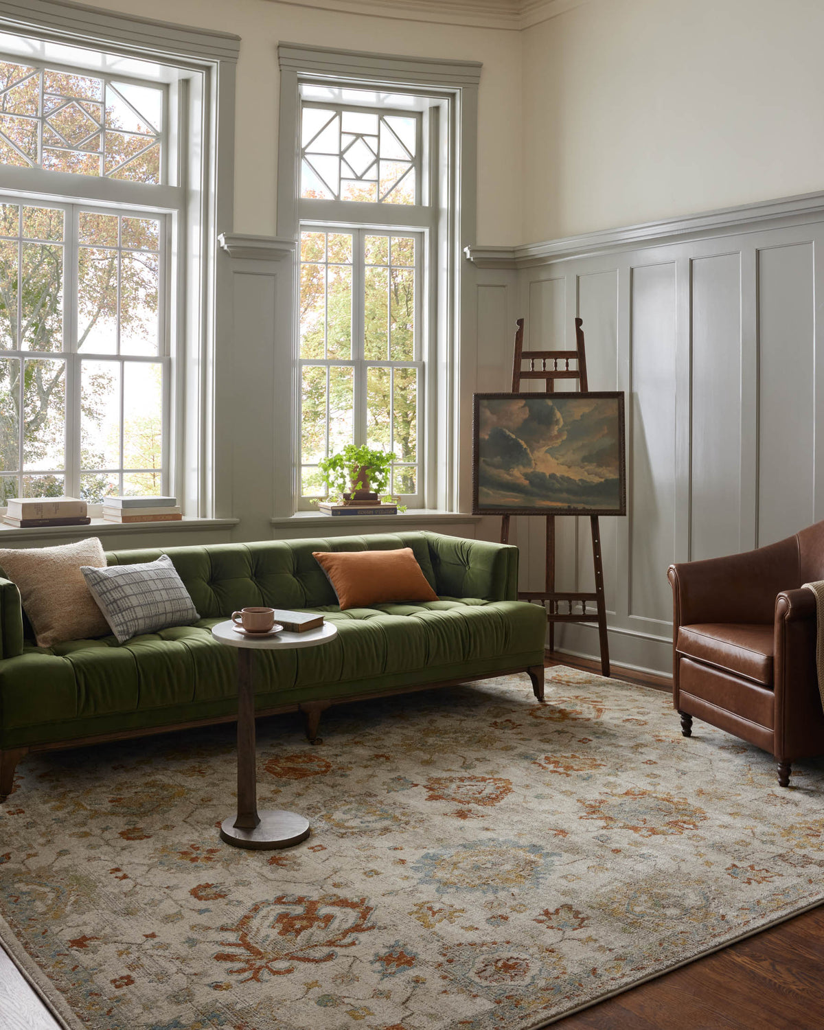 Mona Oatmeal/Multi Rug – room scene