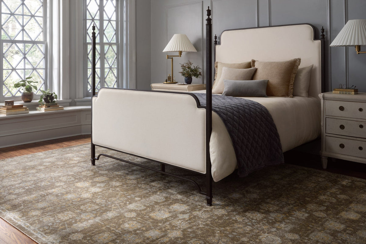 Mona Bark/Natural Rug – room scene