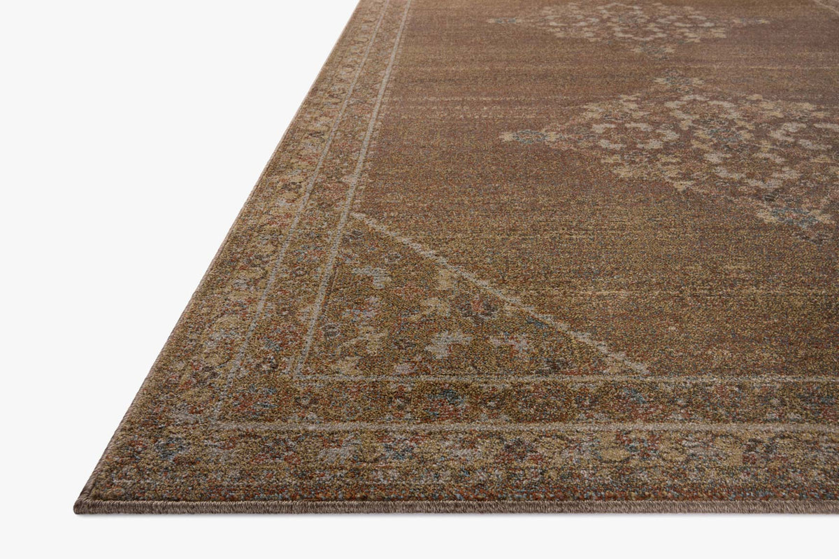 Mona Sunset/Natural Rug – corner detail