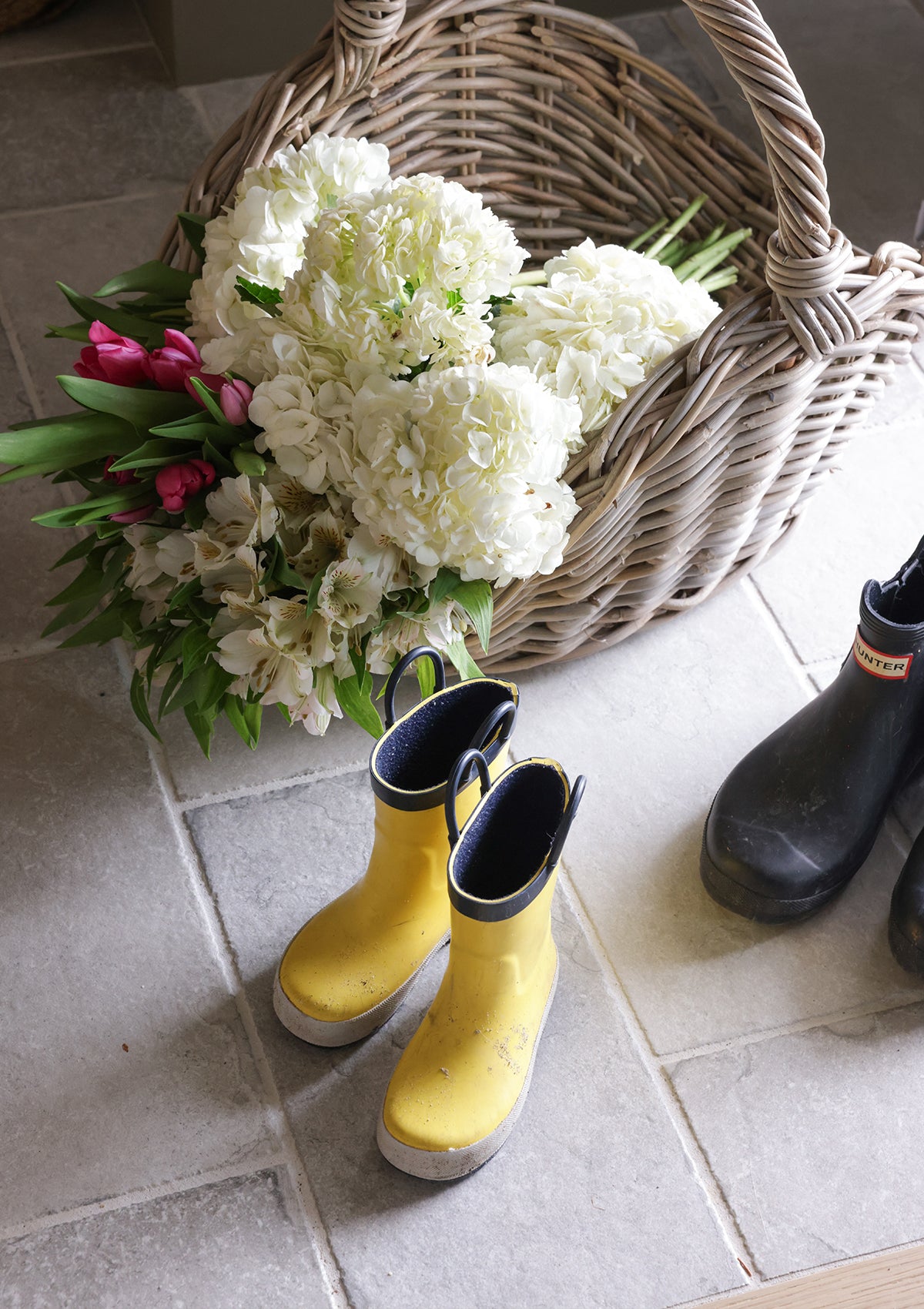 Malina Rattan Gathering Basket