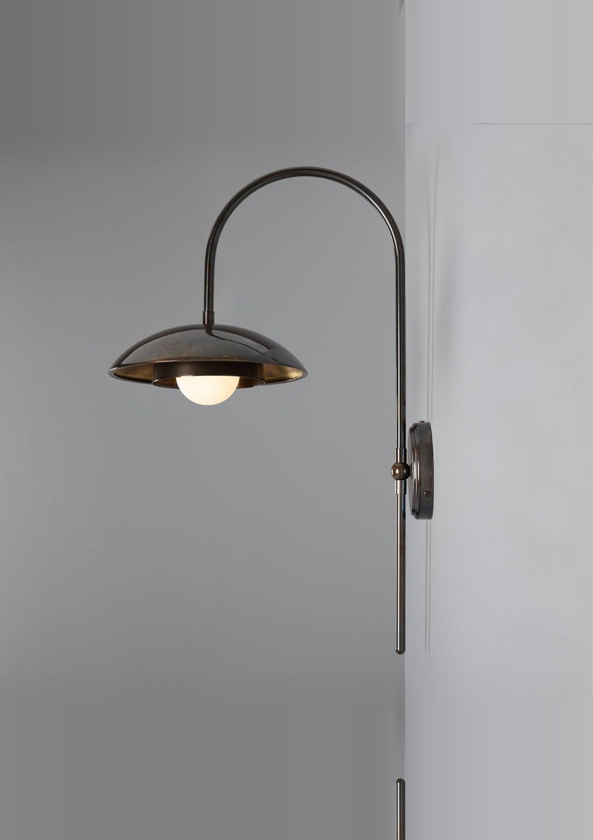 Marrakesh Art Deco Arc Wall Sconce – Antique Brass