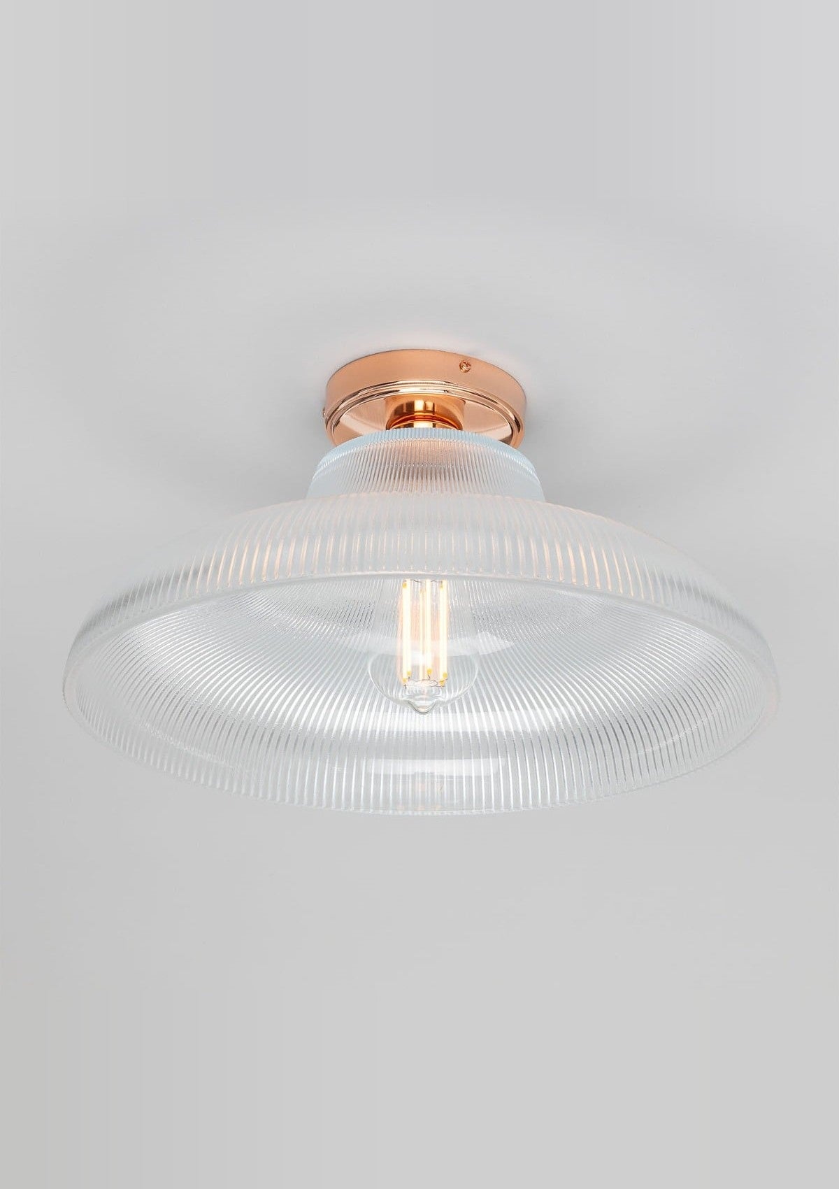 Mono Vintage Railway Ceiling Light – Polished Copper
