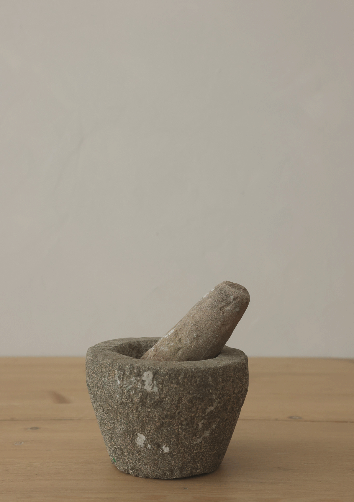 Monty Vintage Stone Mortar and Pestle