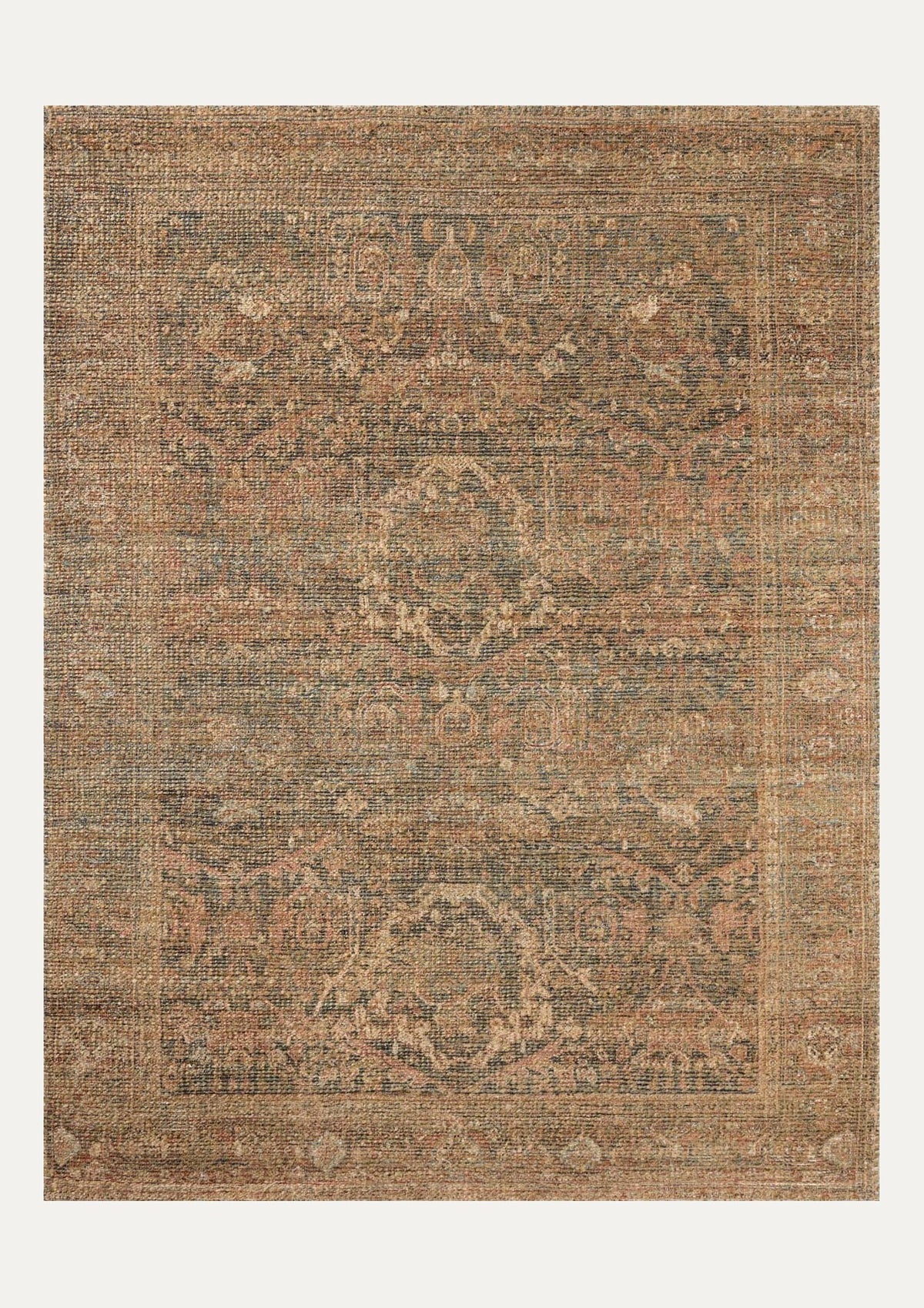 Oakley Midnight/Bark Rug | Magnolia Home by Joanna Gaines × Loloi