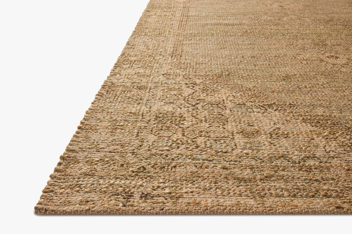 Oakley Sage/Wheat Rug – corner detail