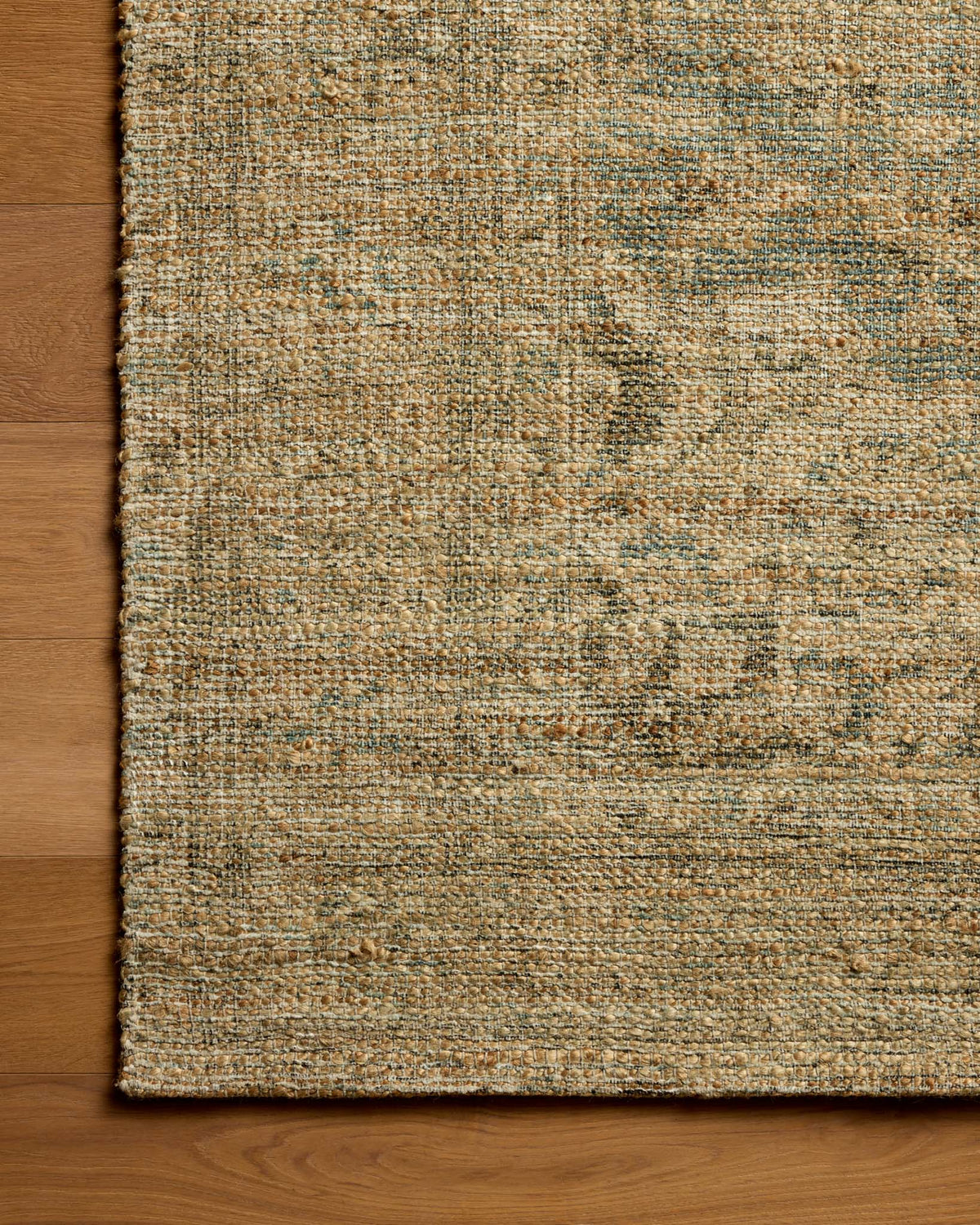 Oakley Blue/Beige Rug – detail