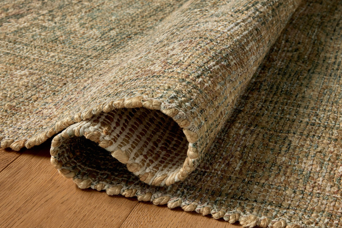 Oakley Lagoon/Rust Rug – detail