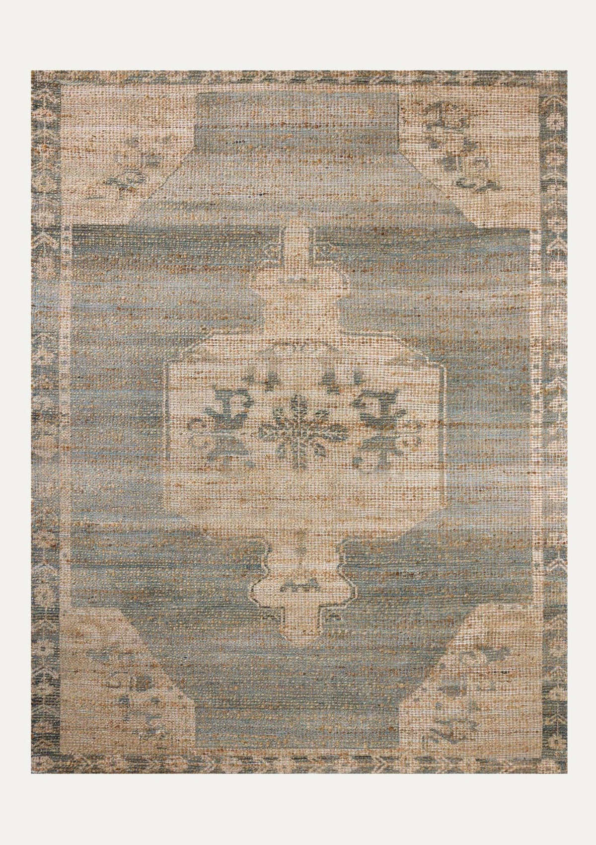 Oakley Sky/Natural Rug | Magnolia Home by Joanna Gaines × Loloi