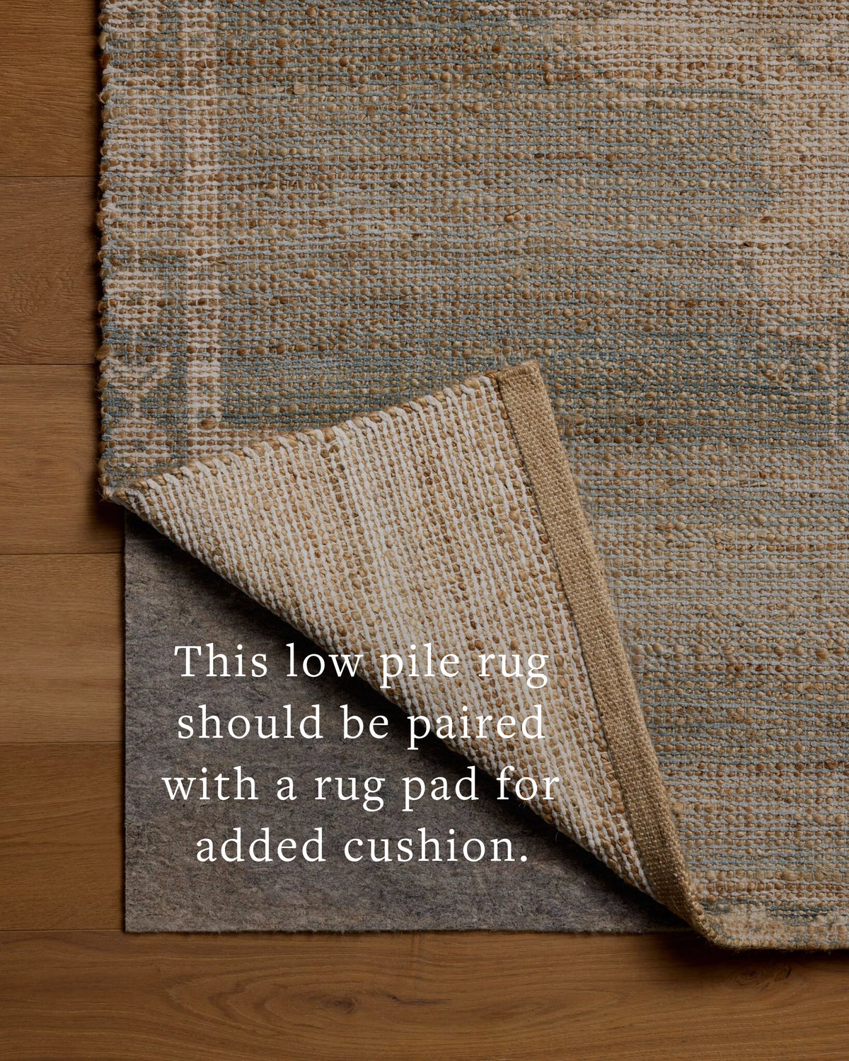 Oakley Sky/Natural Rug – detail