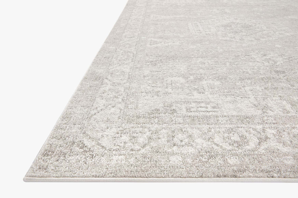 Odette Silver/Ivory Rug – corner detail