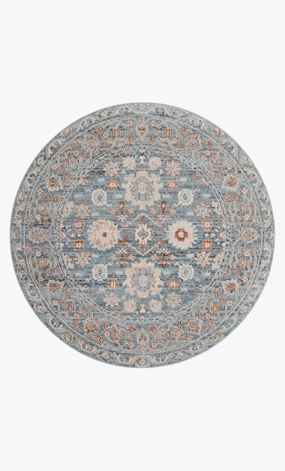 Odette Sky/Rust Rug – detail