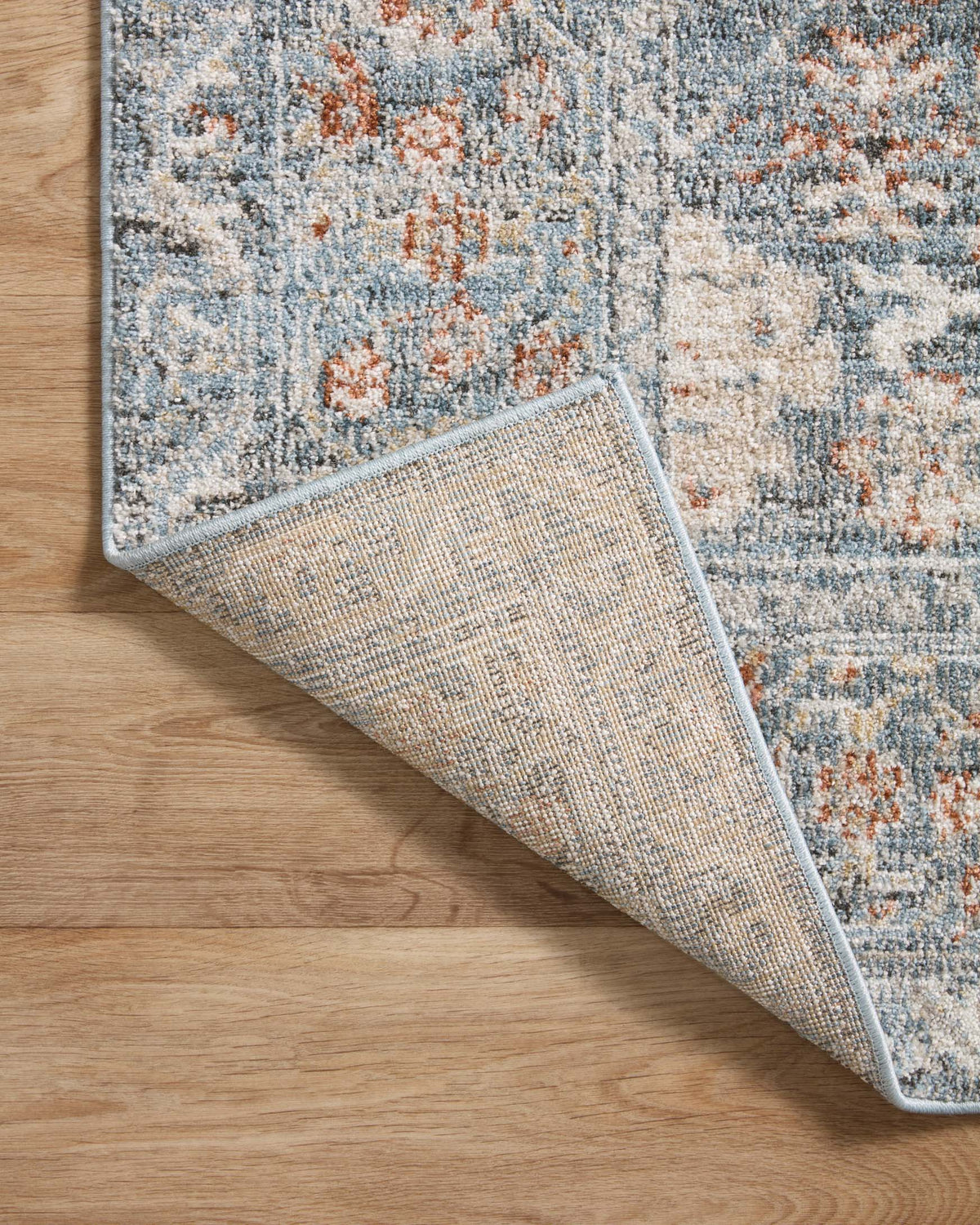 Odette Sky/Rust Rug – detail