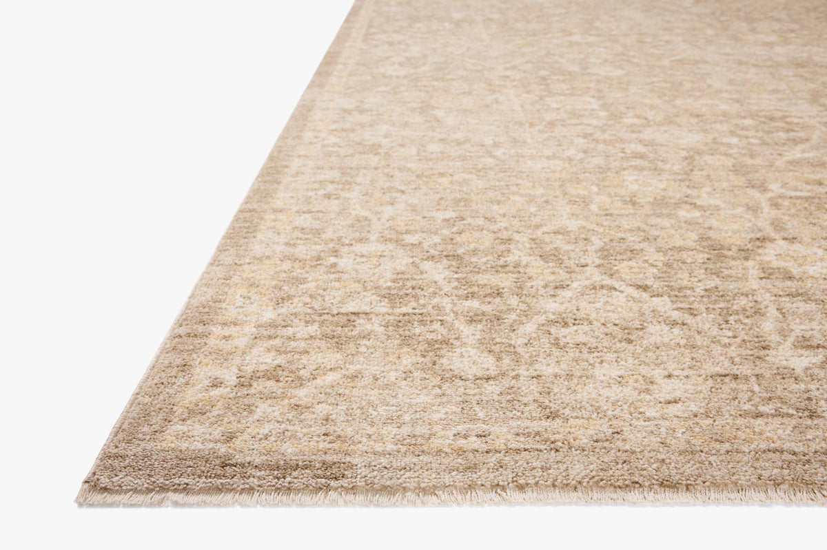 Palma Bark Natural Rug – corner detail