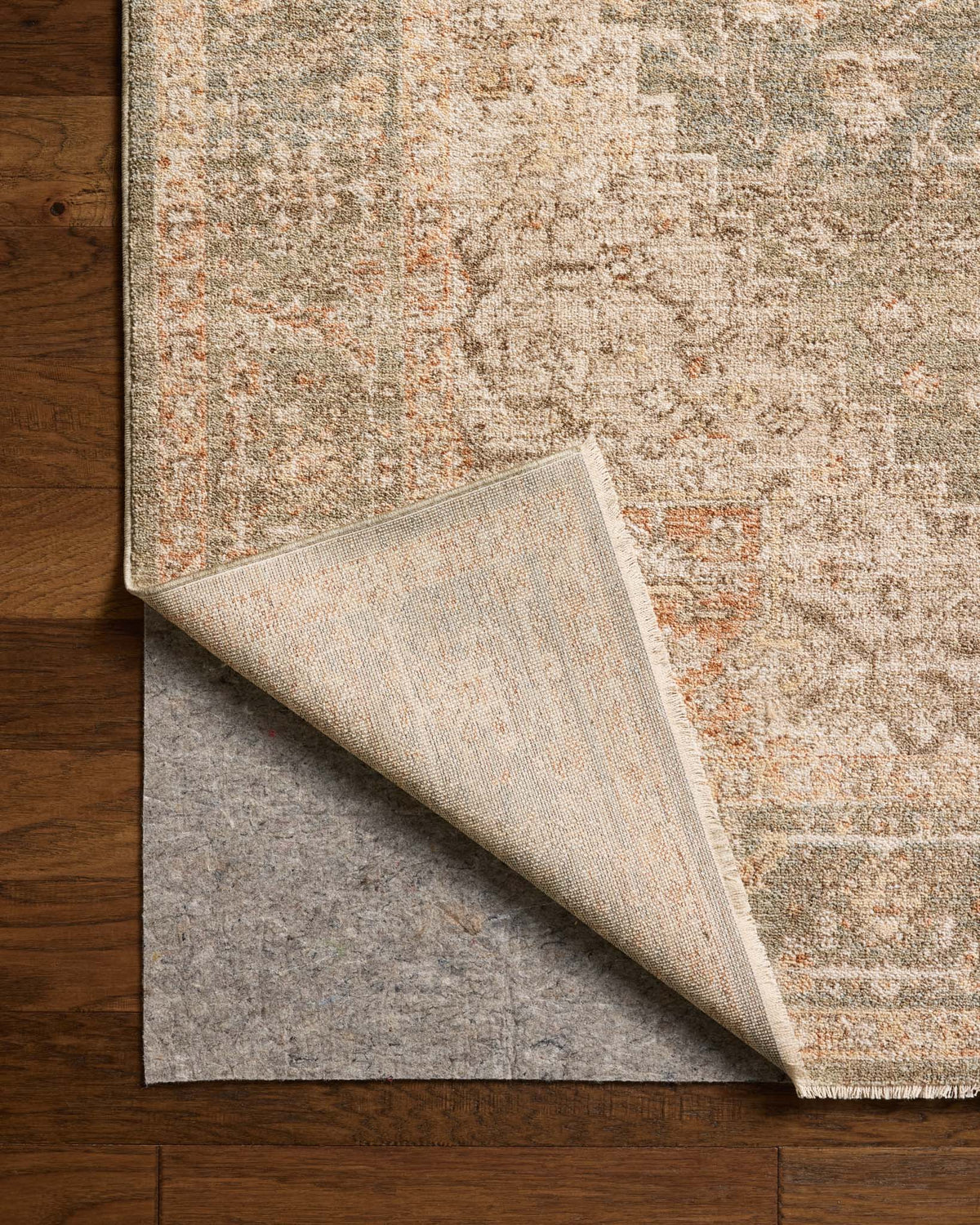 Palma Olive/Spice Rug – detail