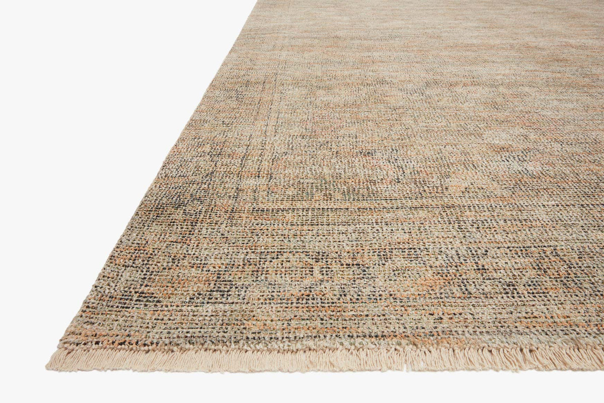 Priya Olive/Graphite Rug – corner detail