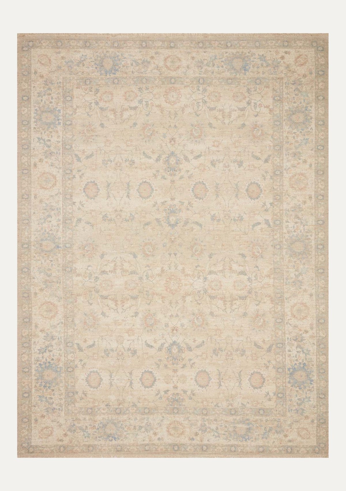 Priya Natural/Blue Rug