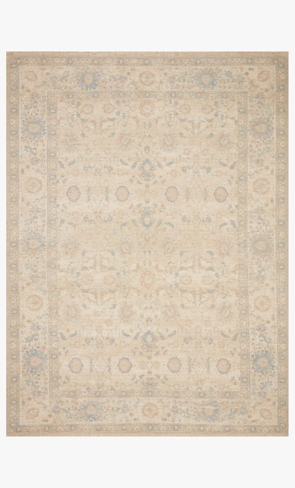 Priya Natural/Blue Rug