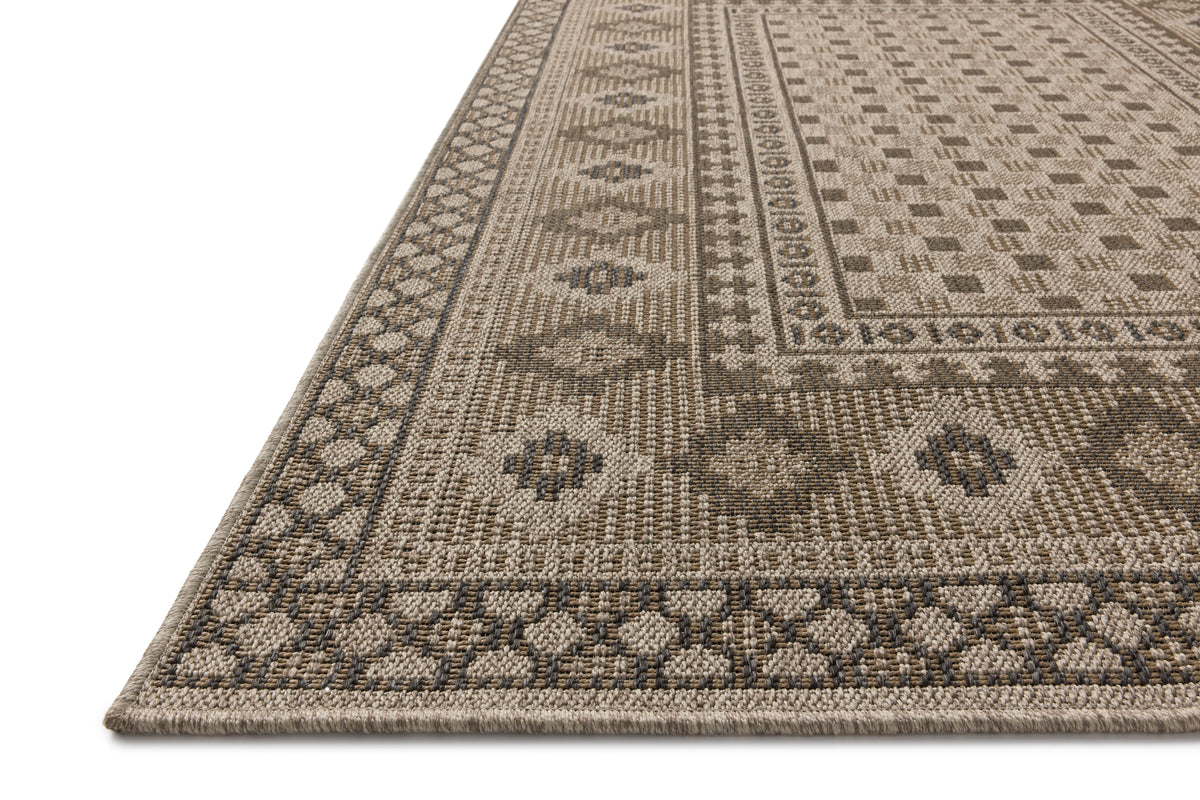 Providence Dove/Charcoal Rug – corner detail