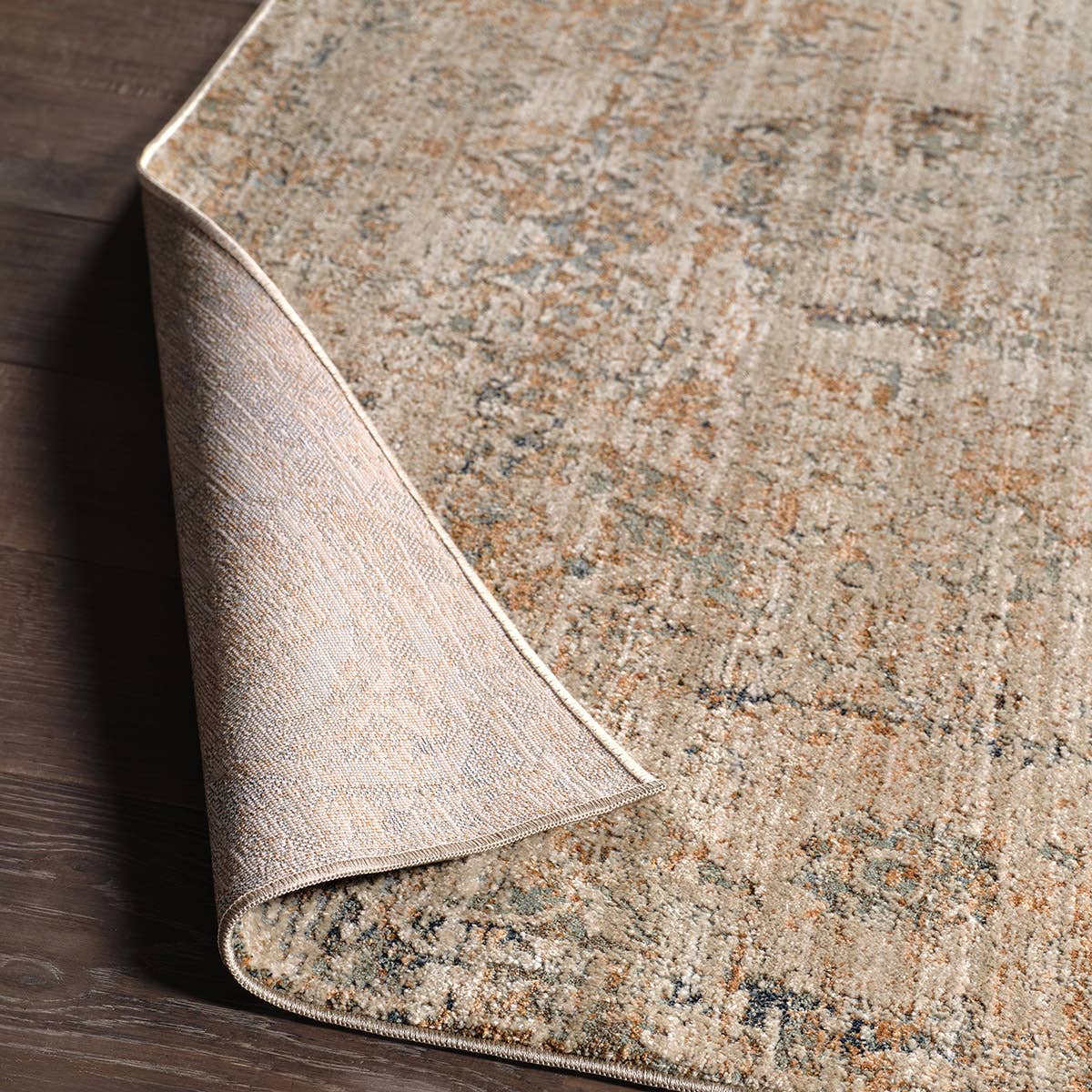 Patterned Silence Emery Rug – PSE02 – close-up