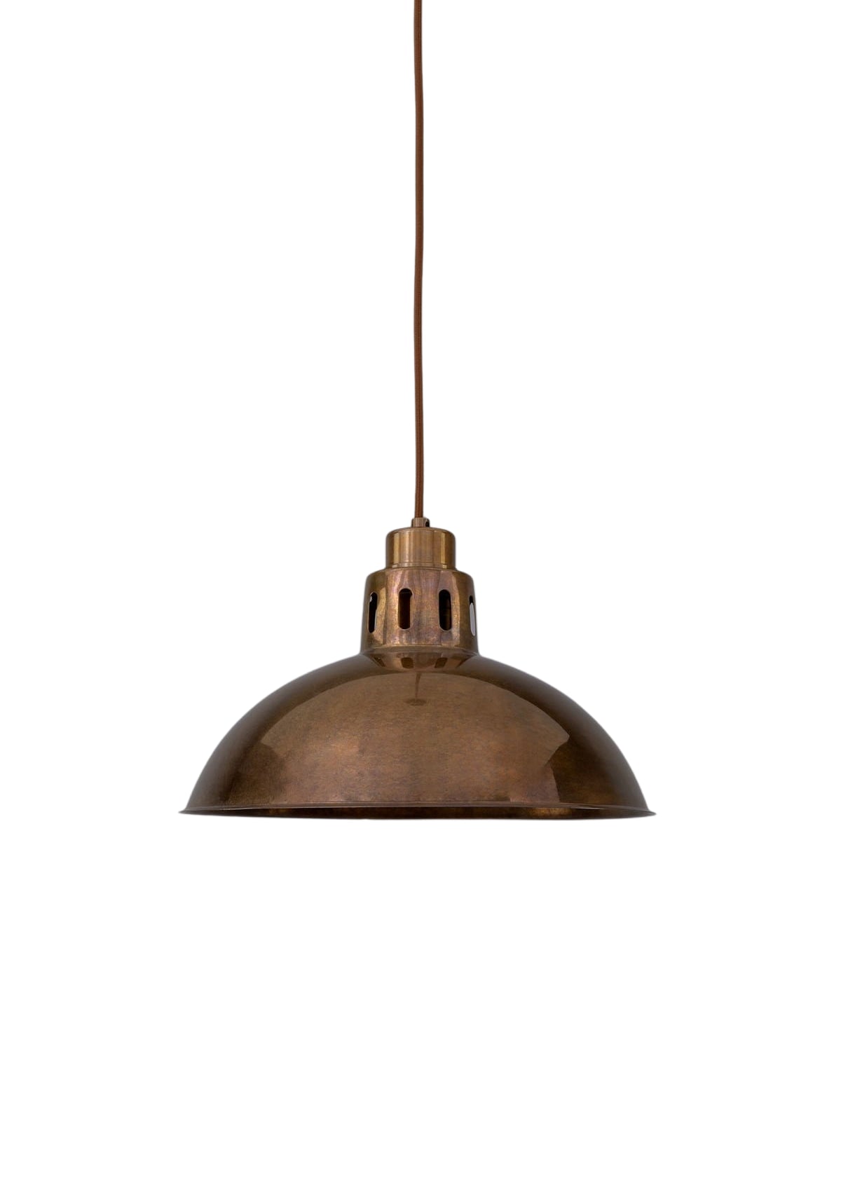 Paris Industrial Brass Pendant Light – Antique Brass