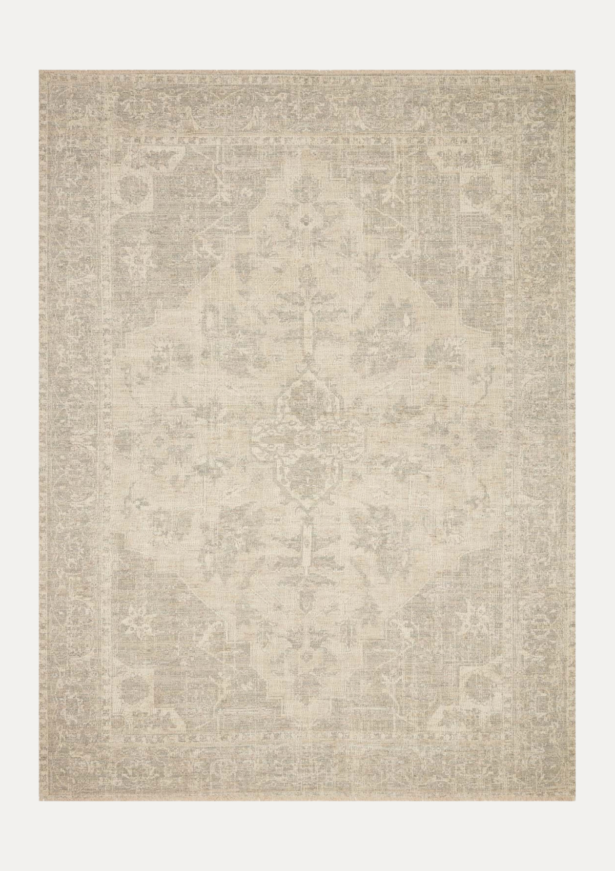 Priya Ivory/Grey Rug