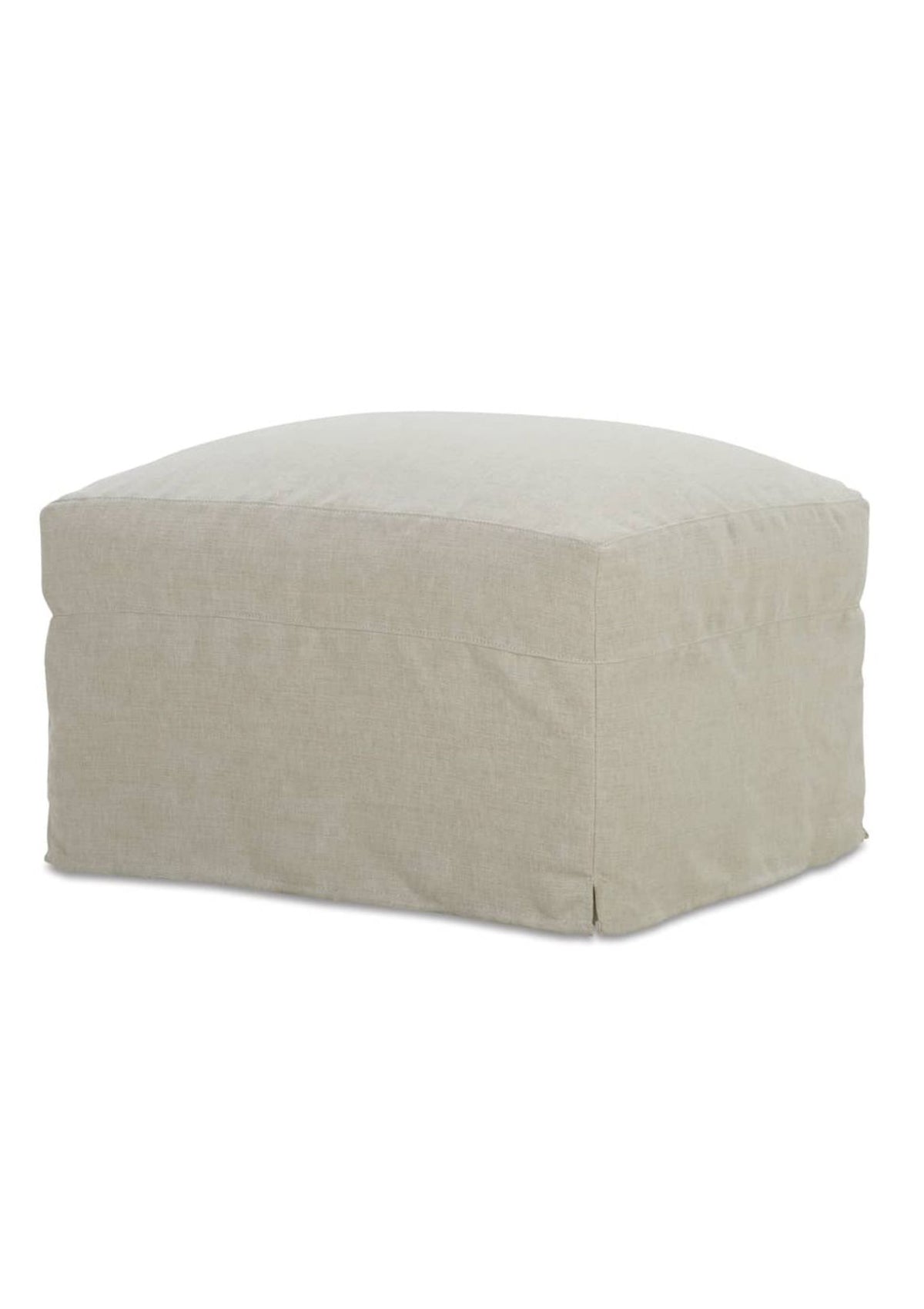 Quinn Slipcovered Ottoman
