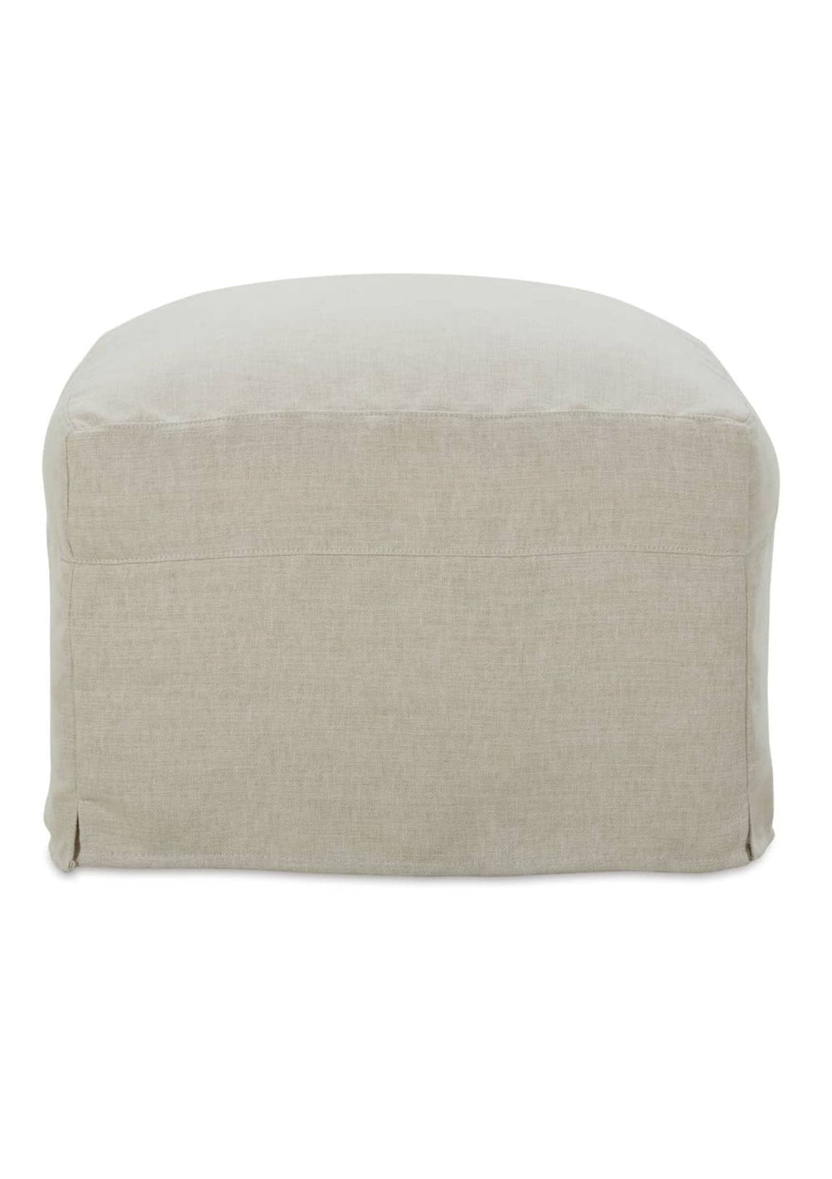 Quinn Slipcovered Ottoman