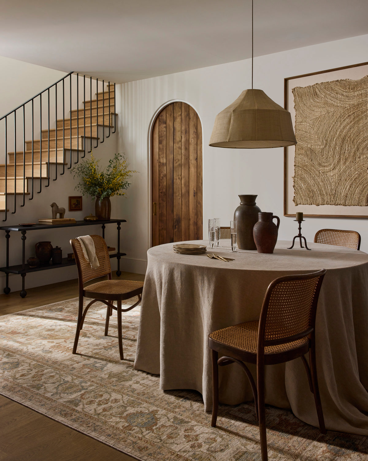 Reign Ivory/Sunset Rug – detail