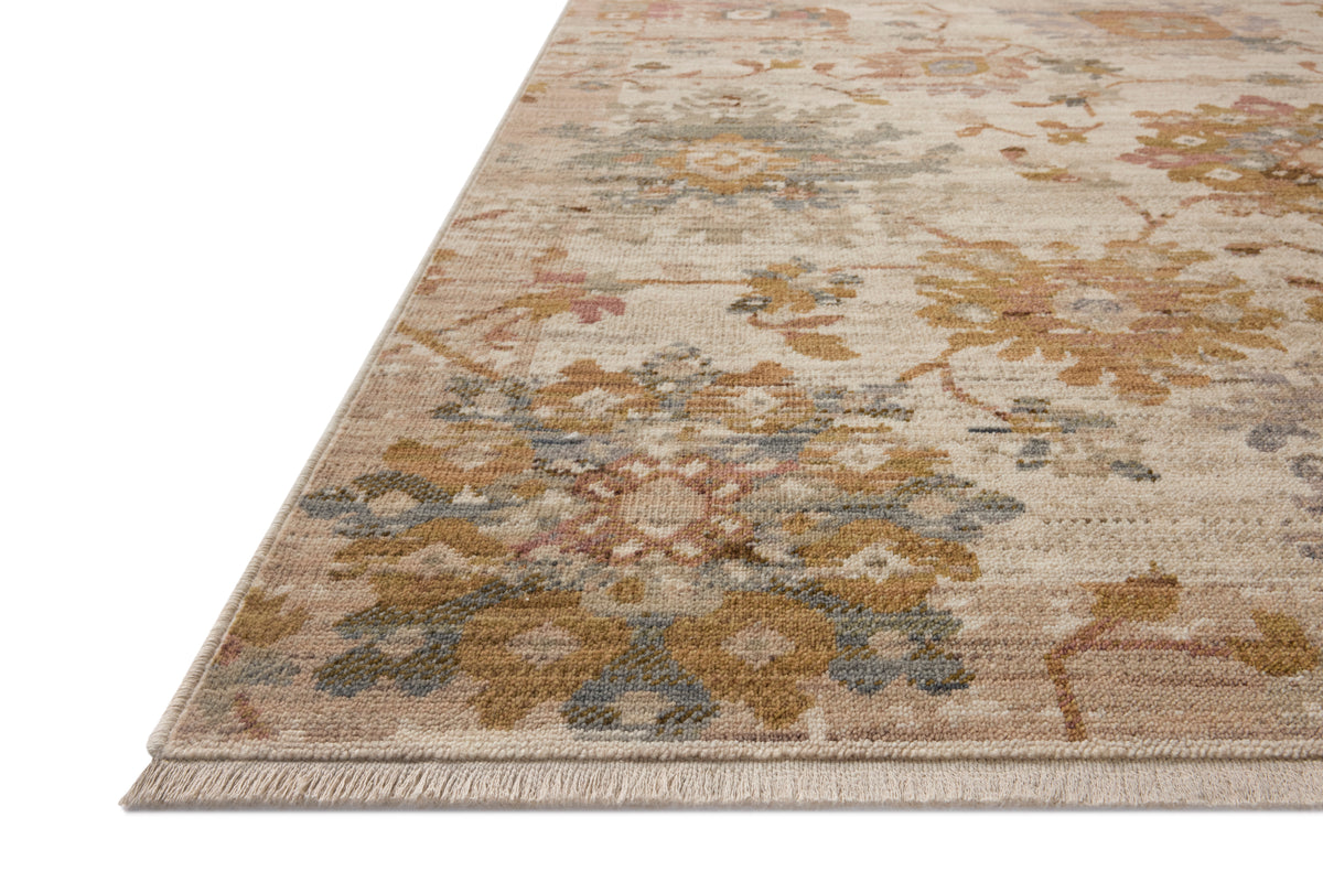 Reign Ivory/Multi Rug – corner detail