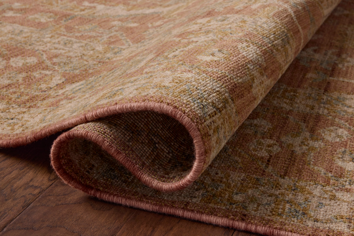 Reign Terracotta/Sky Rug – detail