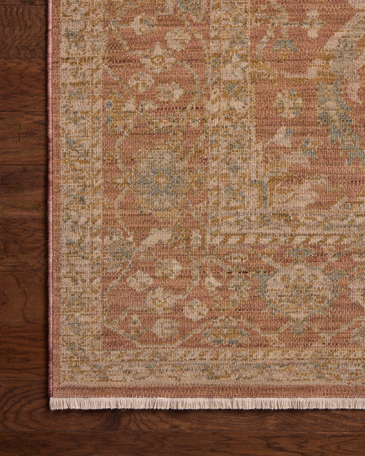 Reign Terracotta/Sky Rug – detail