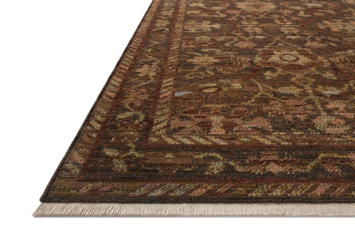 Reign Earth/Clay Rug – corner detail