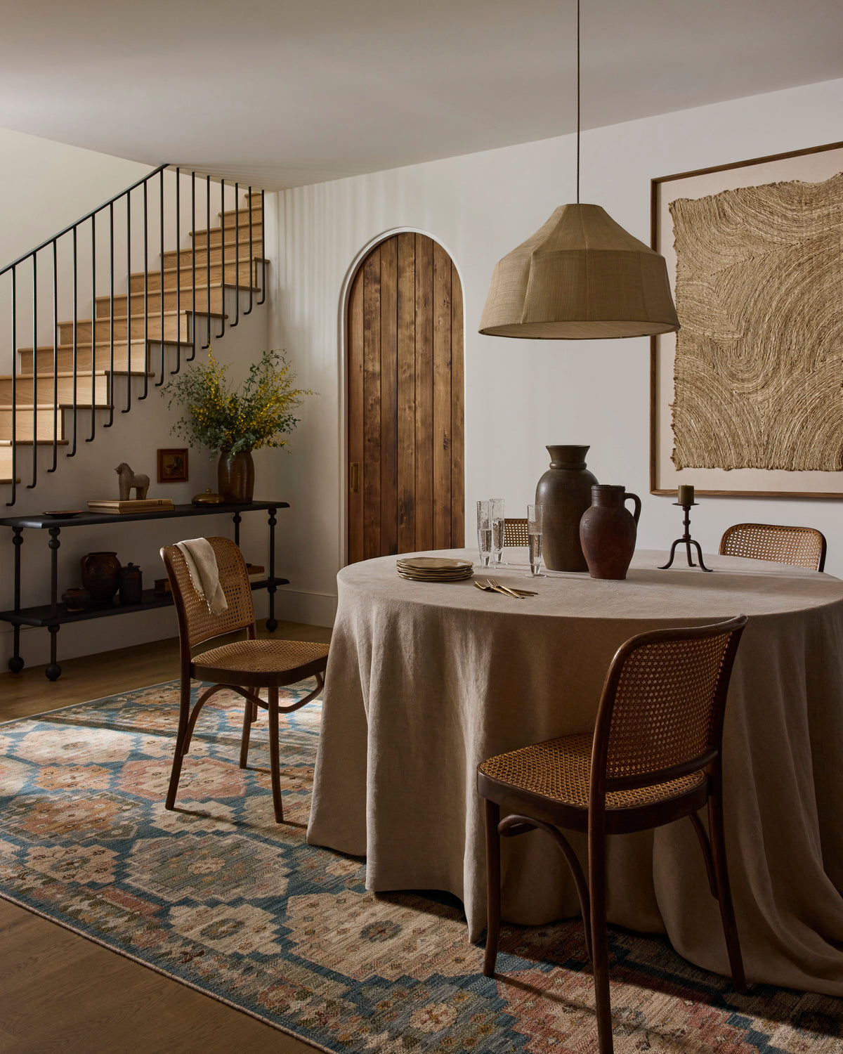 Reign Blue/Multi Rug – detail