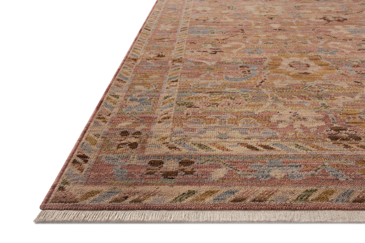 Reign Pink/Multi Rug – corner detail