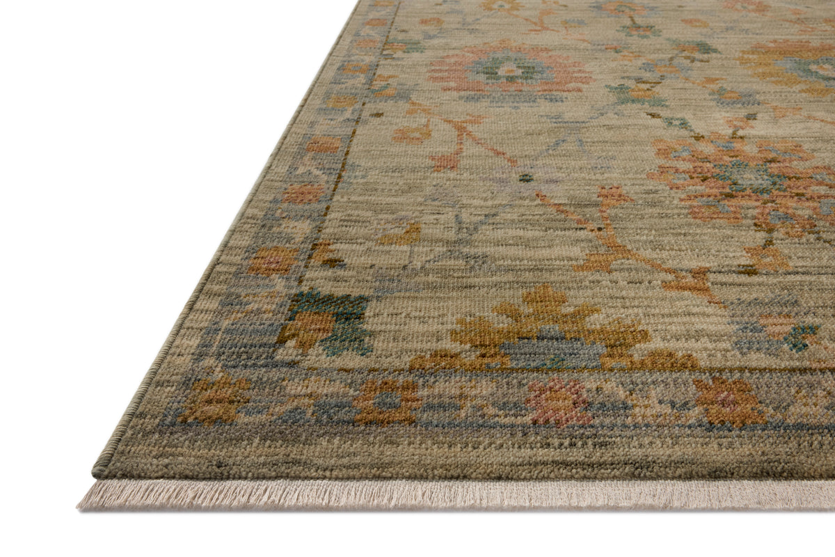 Reign Sage/Multi Rug – corner detail