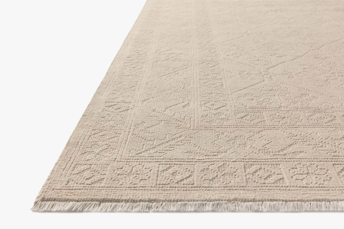 Ruth Ivory/Ivory Rug – corner detail