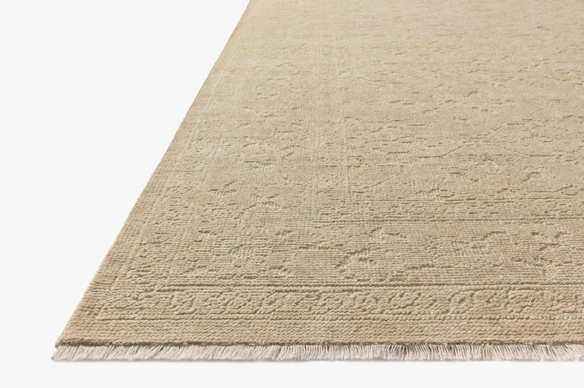 Ruth Sand/Sage Rug – corner detail