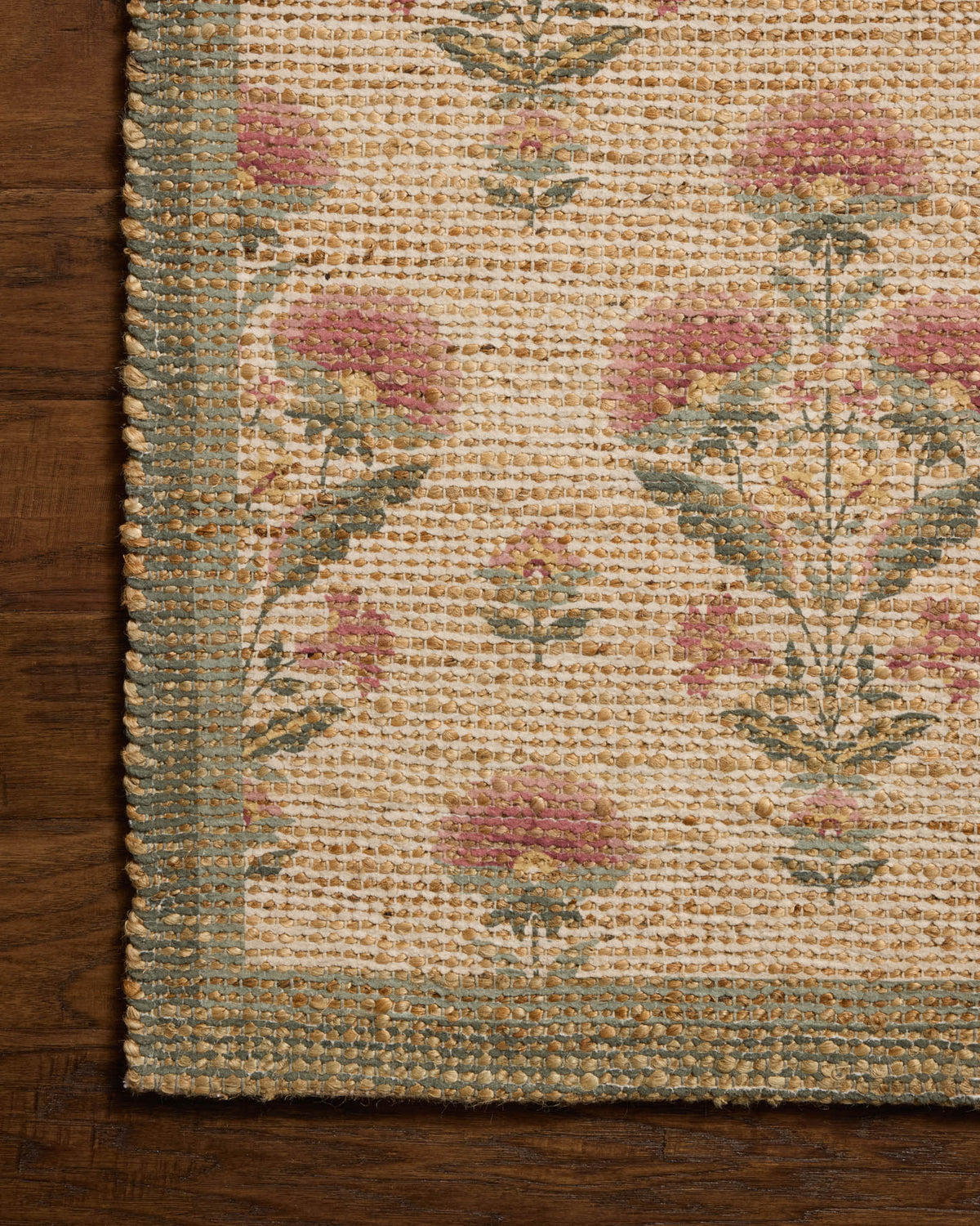 Rue Sage/Blush Rug – detail