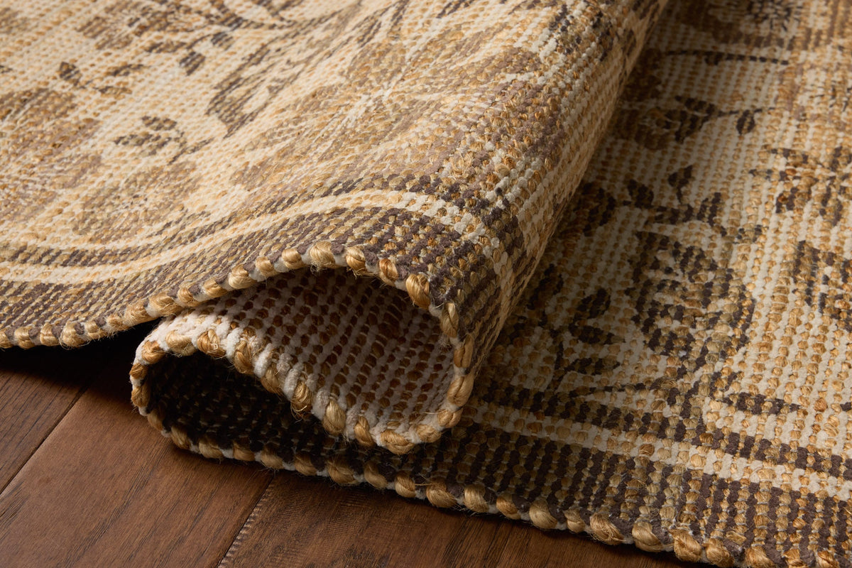 Rue Bark/Mocha Rug – detail