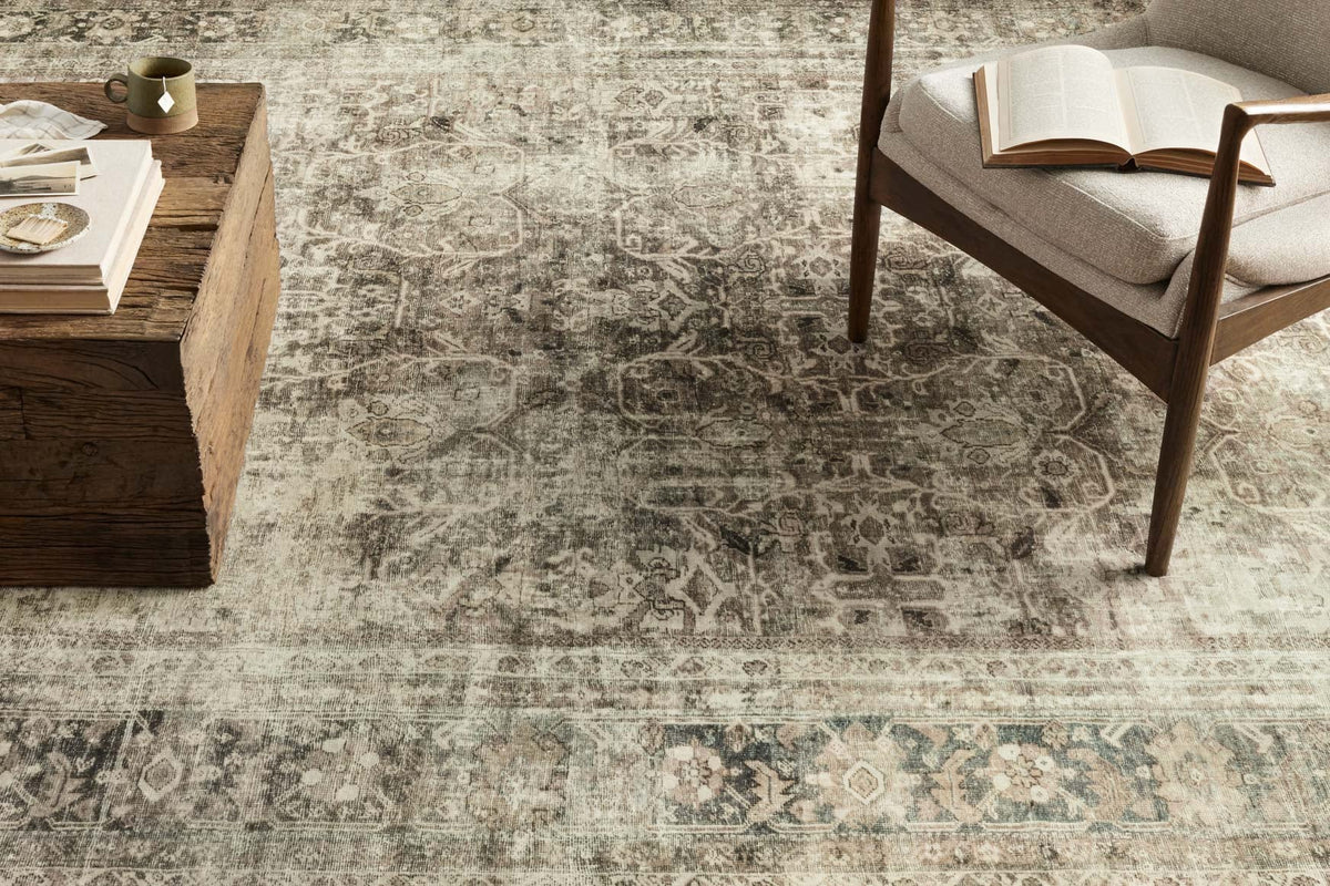 Sinclair Pebble/Taupe Rug – detail