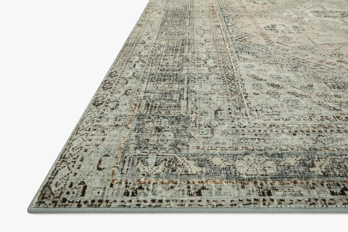 Sinclair Natural/Sage Rug – corner detail