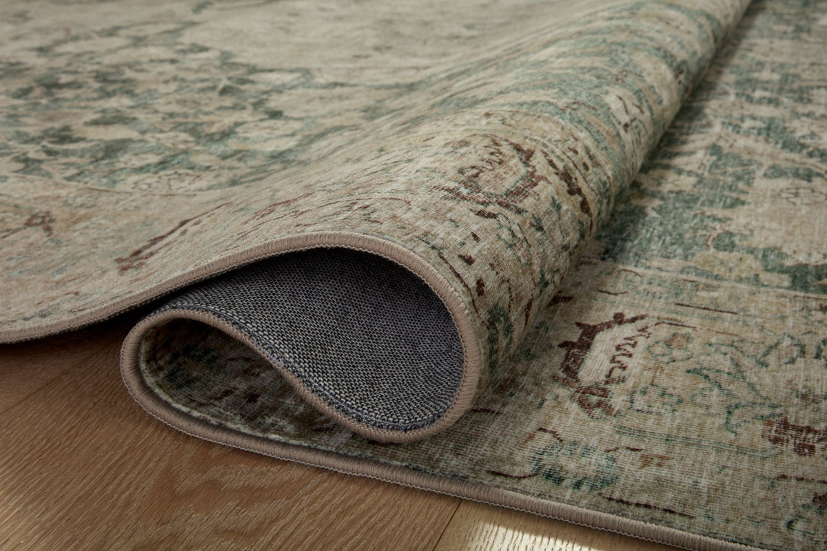 Sinclair Jade/Sand Rug – detail