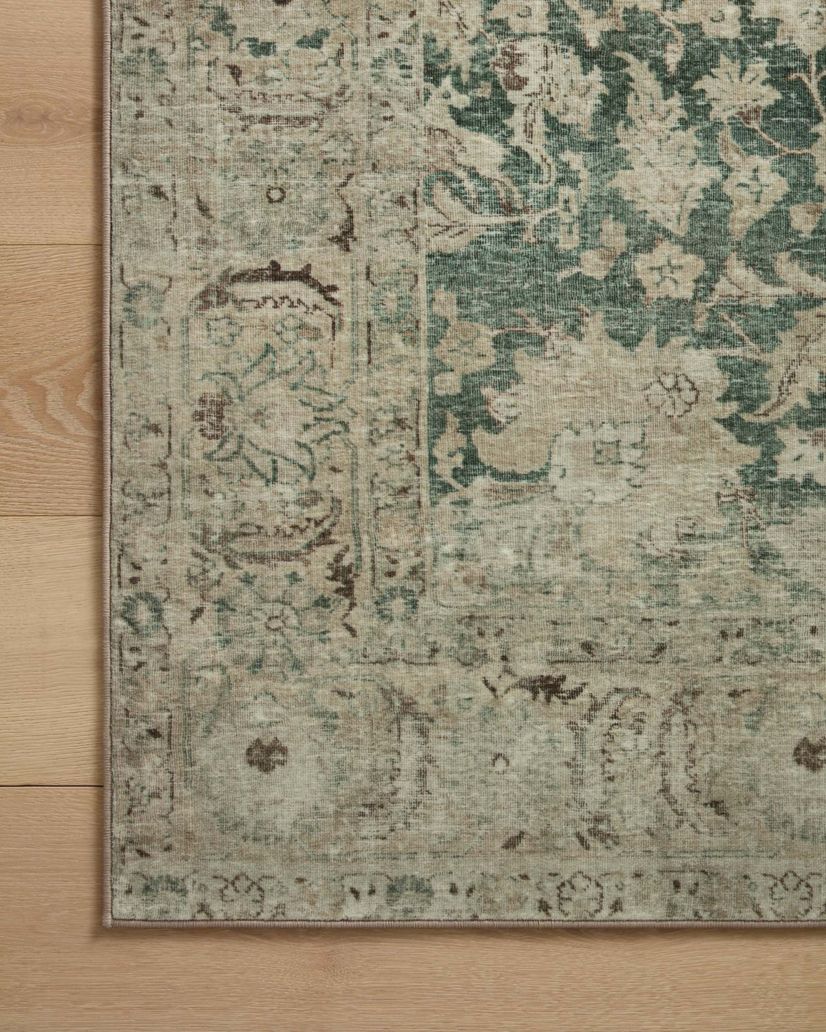 Sinclair Jade/Sand Rug – detail