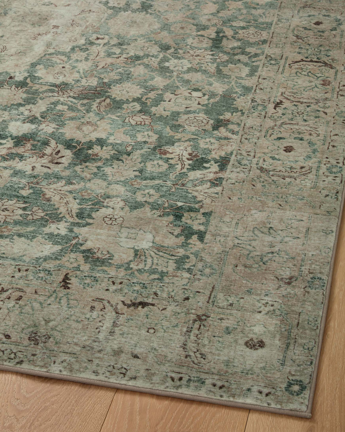 Sinclair Jade/Sand Rug – detail