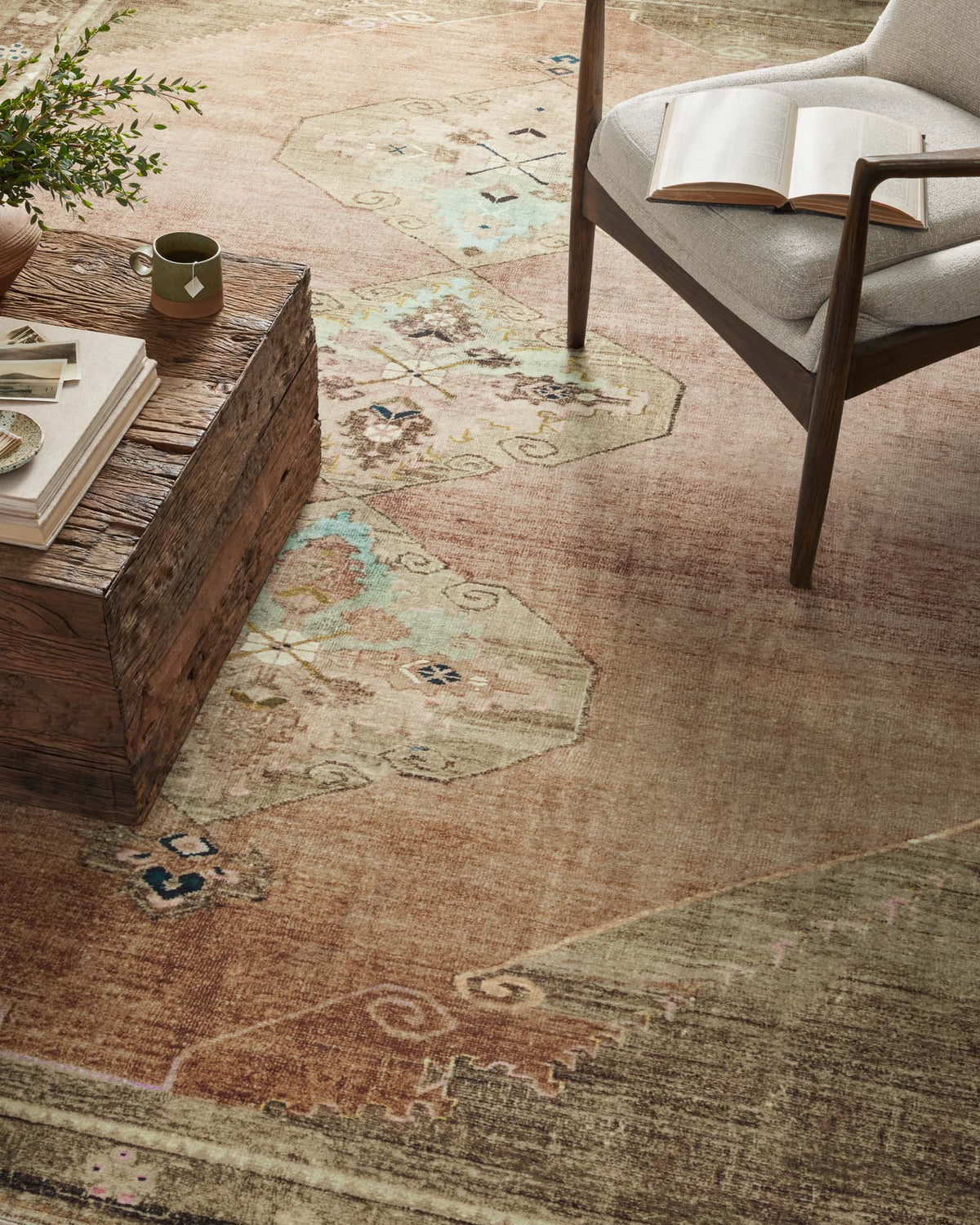 Sinclair Clay/Tobacco Rug – detail
