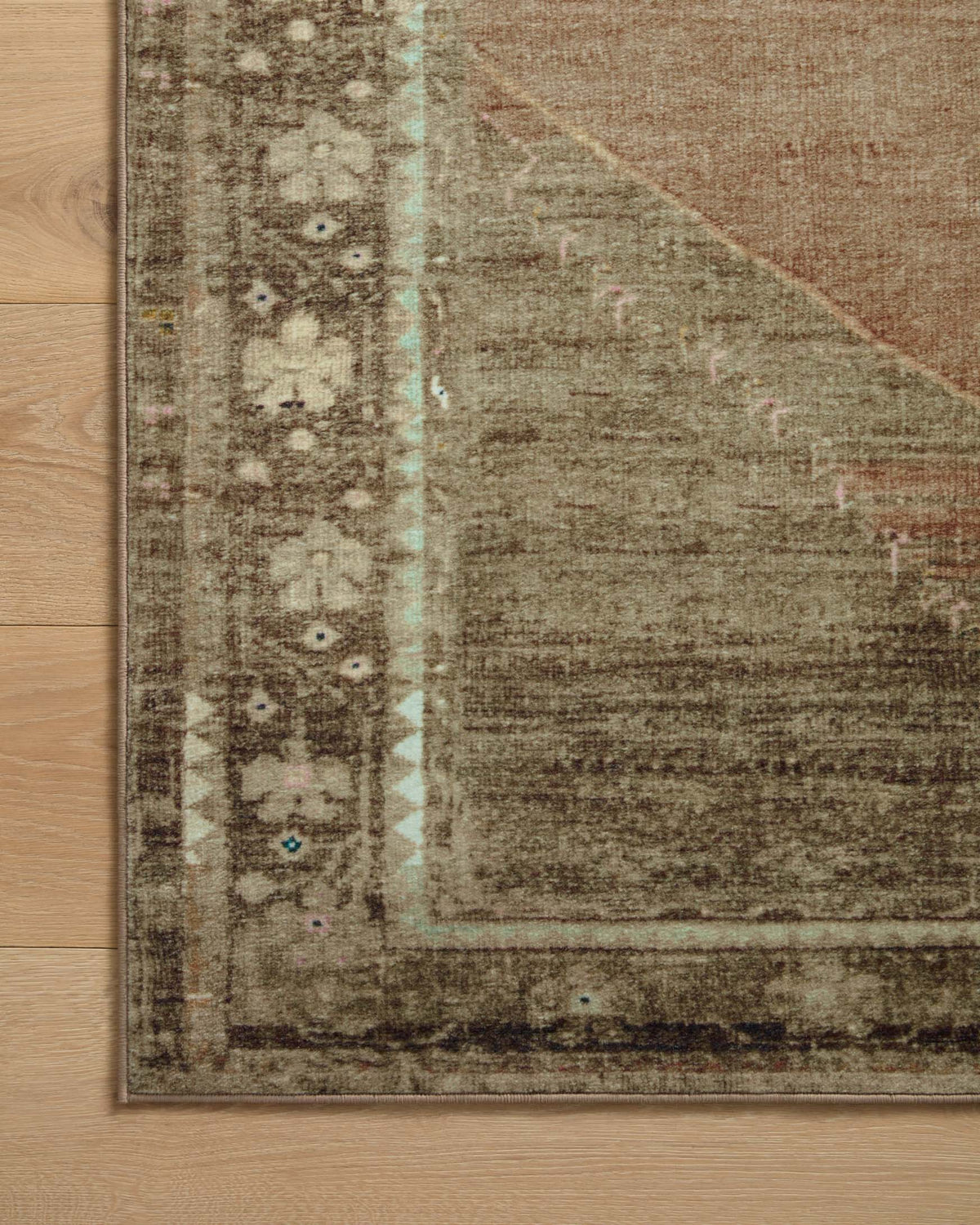 Sinclair Clay/Tobacco Rug – detail